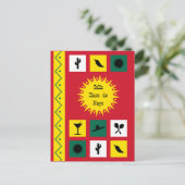 Cinco de Mayo mexican inspireerde Briefkaart (Staand voorkant)