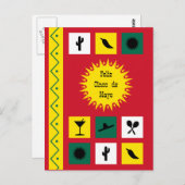 Cinco de Mayo mexican inspireerde Briefkaart (Voorkant / Achterkant)