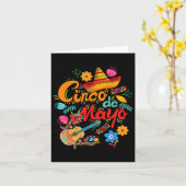 Cinco De Mayo Mexican Kaart (Gele Bloem)
