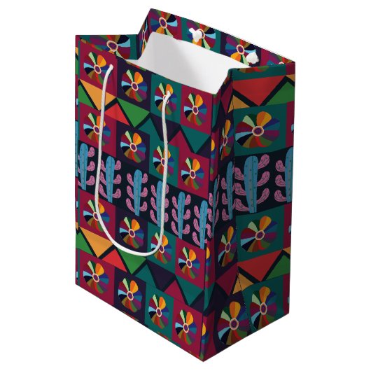 Cinco De Mayo Mexican Medium Cadeauzakje (Voorkant Gekanteld)
