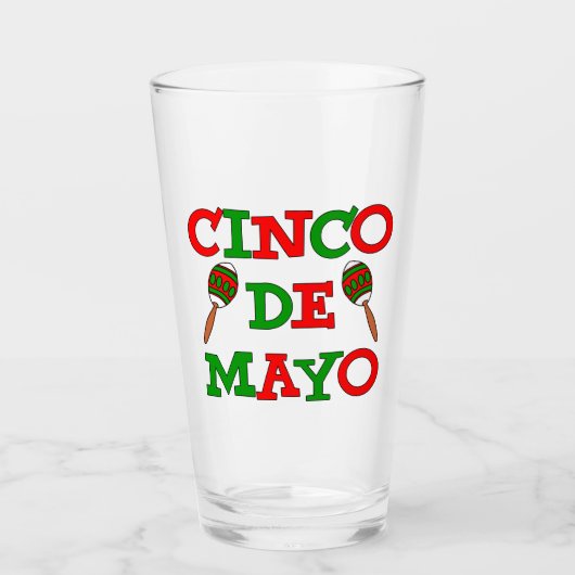 Cinco De Mayo Mexican Party Glas (Voorkant)