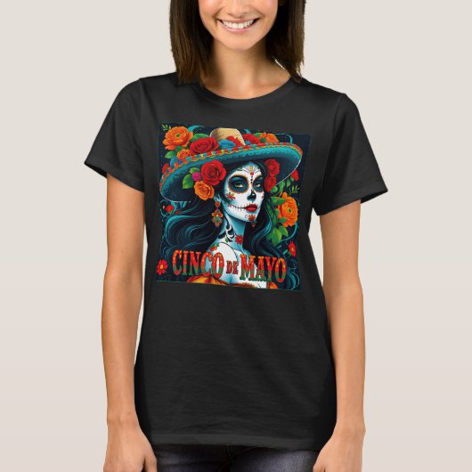 Cinco De Mayo Mexican T-shirt (Voorkant)