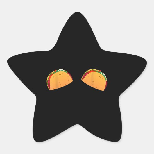 Cinco De Mayo Mexican TACO BOOS Gift Ster Sticker (Voorkant)