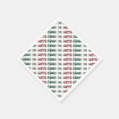 Cinco de Mayo Mexico Mexican Flag Color Typografie Servetten (Hoek)