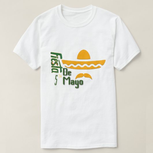 Cinco De Mayo Minamalist T-Shirt (Design voorkant)