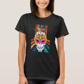 Cinco de Mayo Nacho Average skull celebrate fiesta T-shirt (Voorkant)