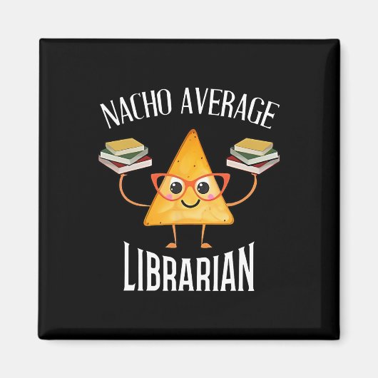 Cinco De Mayo Nacho Gemiddelde Bibliothecaris Bibl Magneet (Voorkant)