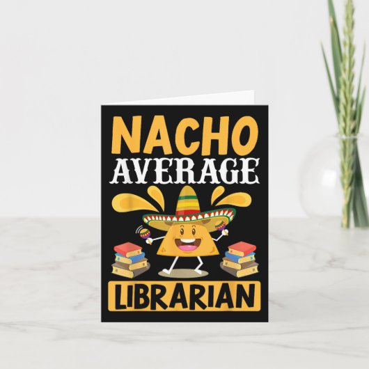 Cinco de Mayo Nacho Gemiddelde Bibliotheek Mexico Kaart (Voorkant)