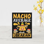Cinco de Mayo Nacho Gemiddelde Bibliotheek Mexico Kaart (Gele Bloem)