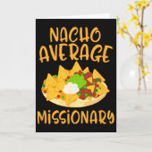 Cinco De Mayo Nacho Gemiddelde Missionaris Mexicaa Kaart (Gele Bloem)