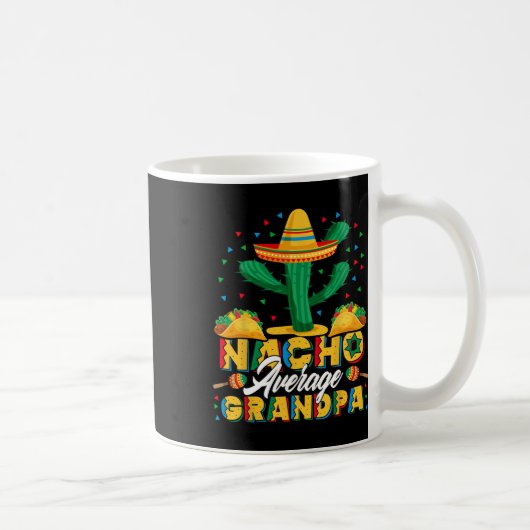 Cinco De Mayo Nacho Gemiddelde Opa Nachos Liefhebb Koffiemok (Rechts)