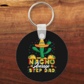 Cinco De Mayo Nacho Gemiddelde Stiefvader Nacho's Sleutelhanger (Voorkant)