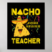 Cinco de Mayo Nacho Gemiddelde vervangende leraar Poster (Voorkant)