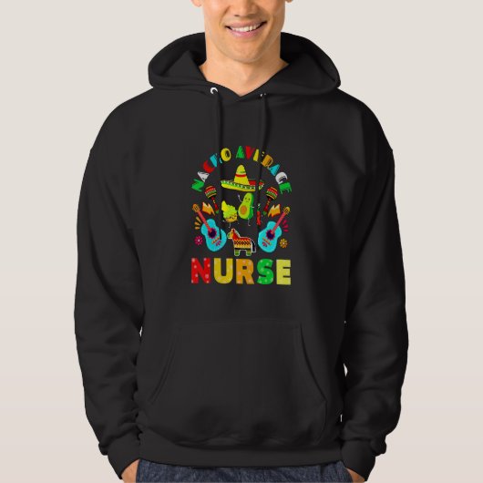 Cinco de Mayo Nacho Gemiddelde Zuster Mexican Fies Hoodie (Voorkant)