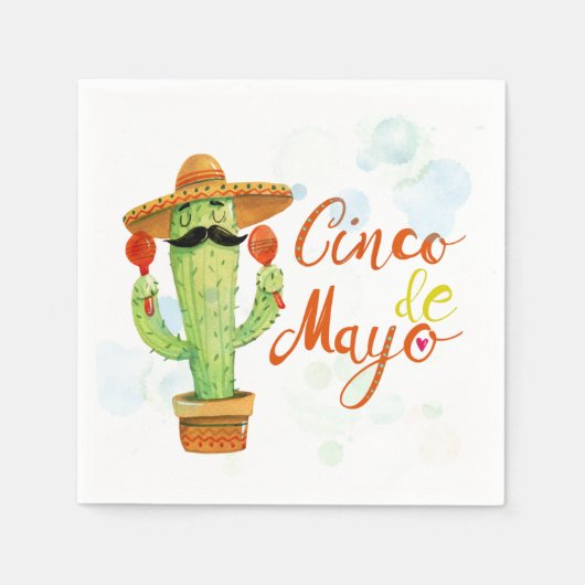 Cinco De Mayo Napkins Servet (Voorkant)