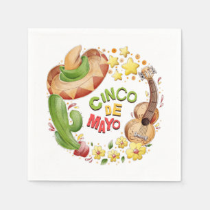Cinco De Mayo Napkins Servet