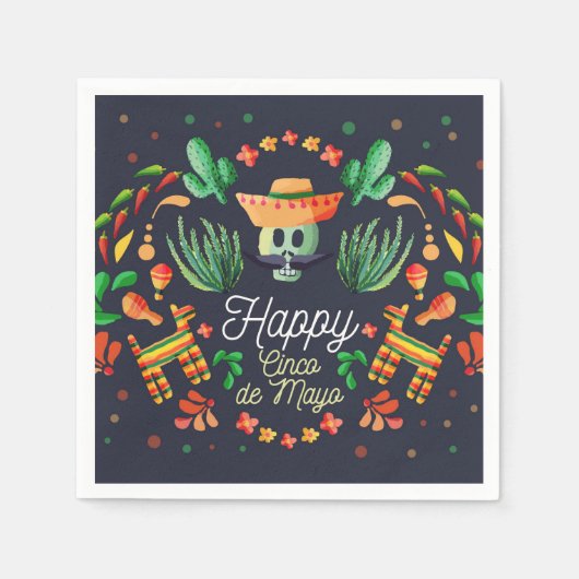 Cinco De Mayo Napkins Servet (Voorkant)
