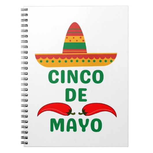 Cinco De Mayo Notitieboek (Voorkant)