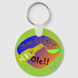 Cinco de Mayo "OLE" Tequila T-Shirts Sleutelhanger
