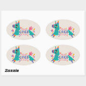 Cinco De Mayo Oval Sticker (Vel)