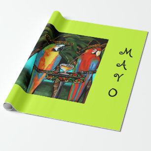CINCO DE MAYO PAPEGAAIEN   CADEAUPAPIER