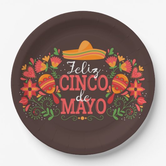Cinco De Mayo Paper Bord (Voorkant)