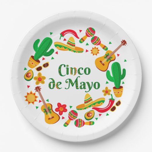 Cinco De Mayo Paper Bord (Voorkant)