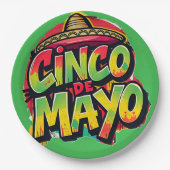 Cinco De Mayo Papieren Bordje (Voorkant)
