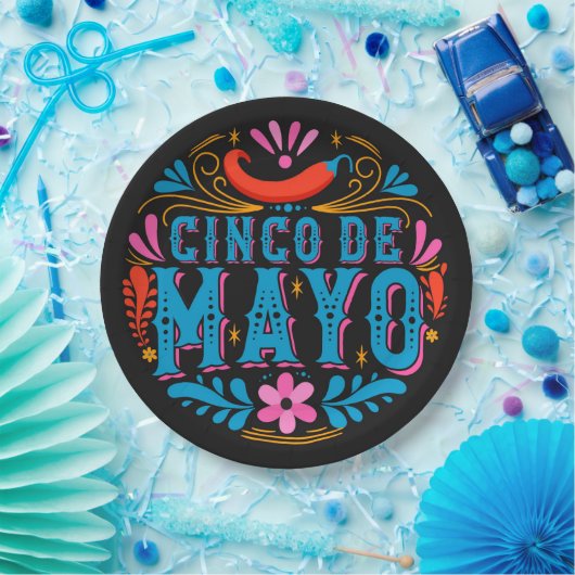 Cinco De Mayo Papieren Bordje (Feest)