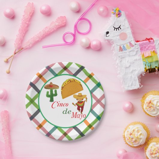 Cinco de Mayo Papieren Bordje (Feest)