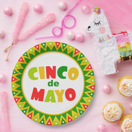Cinco de Mayo Papieren Bordje (Feest)