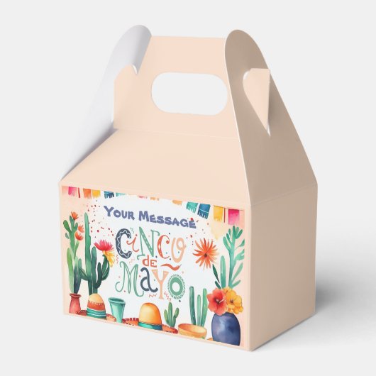 Cinco De Mayo Party Bedankdoosjes (Achterkant)