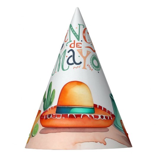Cinco De Mayo Party Feesthoedjes (Voorkant)