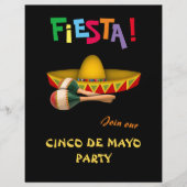 Cinco de Mayo Party Flyer (Voorkant)
