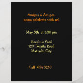 Cinco de Mayo Party Flyer (Achterkant)