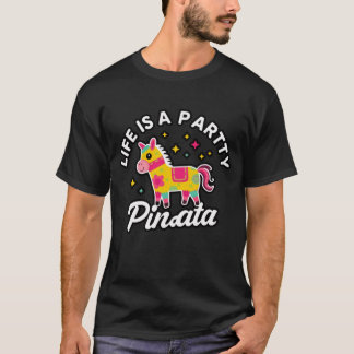 Cinco de Mayo Party Ik zou dat Pinatas huren T-shirt