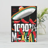 Cinco de Mayo Party Kaart (Staand voorkant)