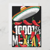 Cinco de Mayo Party Kaart (Achterkant)
