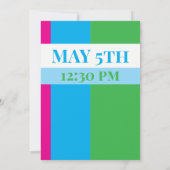 Cinco De Mayo Party  Kaart (Achterkant)