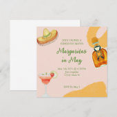 cinco de mayo party kaart (Voorkant / Achterkant)