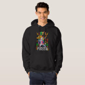 Cinco De Mayo Party Lets Fiesta Dancing Mexican Un Hoodie (Voorkant volledig)