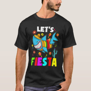 Cinco De Mayo Party Lets Fiesta Mexican Shark Ponc T-shirt