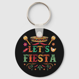 Cinco De Mayo Party Lets Fiesta Mexican Sleutelhanger