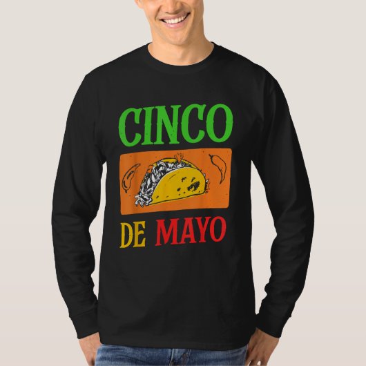 Cinco De Mayo Party Mexico Mexican Fiesta T-shirt (Voorkant)