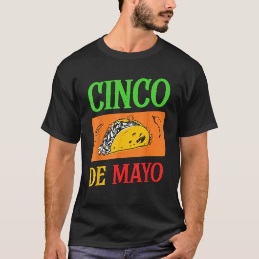 Cinco De Mayo Party Mexico Mexican Fiesta T-shirt (Voorkant)