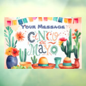 Cinco De Mayo Party Raamsticker (Vel 3)