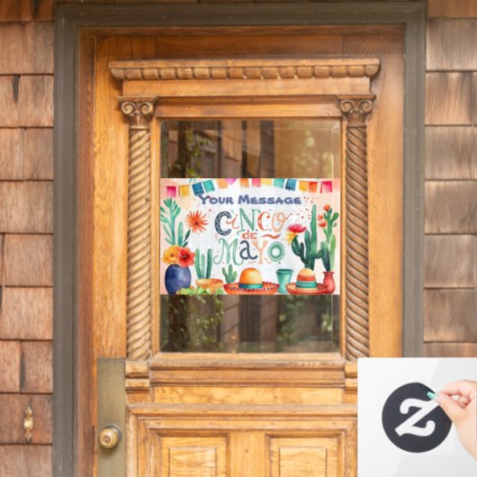 Cinco De Mayo Party Raamsticker (Huis Deur)