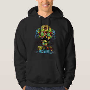 Cinco De Mayo Party Skull Mexican Fiesta Dia de Lo Hoodie