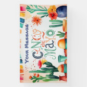 Cinco De Mayo Party Spandoek (Verticaal)