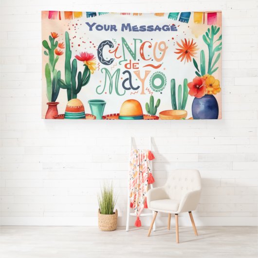 Cinco De Mayo Party Spandoek (Insitu)